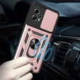 Θήκη για Motorola Moto G13 / G23, CamShield Slide, ροζ rose gold