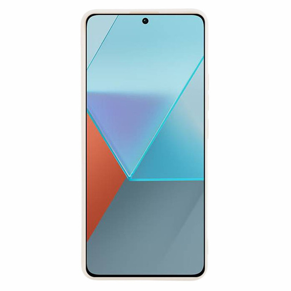 Θήκη για Xiaomi Redmi Note 13 Pro+, Silicone Lite, μπεζ