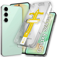 2x Μετριασμένο γυαλί για Samsung Galaxy S24 FE, ERBORD 9H Easy App