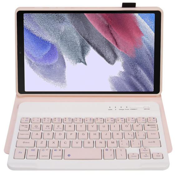 Θήκη + πληκτρολόγιο Samsung Galaxy Tab A7 Lite 8.7 T220 / 225, ροζ rose gold