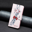 Θήκη με πτερύγιο για OPPO A57 / A57s, Wallet, giraffe, ροζ