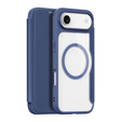 Θήκη Dux Ducis για iPhone Air, Skin X Pro, με πτερύγιο, για MagSafe, navy blue