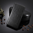 Θήκη με πτερύγιο για OnePlus Nord 5, Crazy Horse Wallet, μαύρη