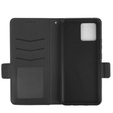 Θήκη με πτερύγιο για Motorola Moto G72, Wallet Litchi Magnet, μαύρη