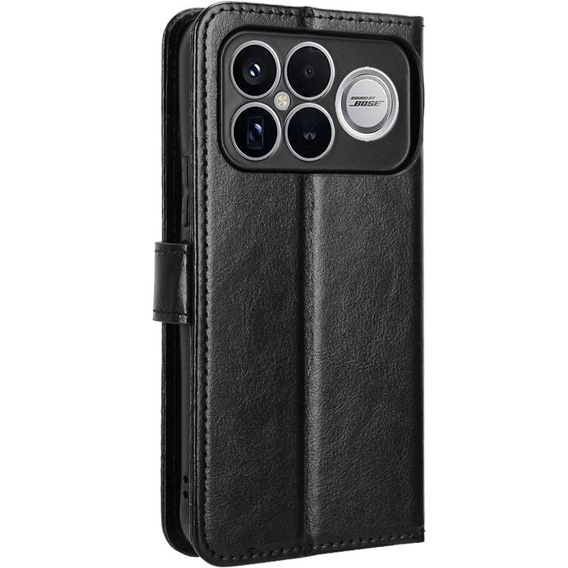 Θήκη με πτυσσόμενο κάλυμμα Crazy Horse Wallet για Xiaomi Poco F8 Ultra