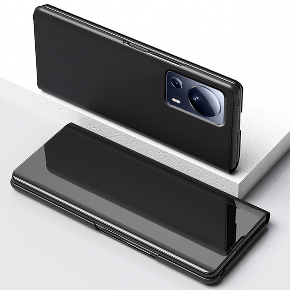 Θήκη για Xiaomi 13 Lite, Clear View, μαύρη