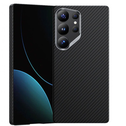 θήκη BENKS Kevlar για Samsung Galaxy S25 Ultra, για MagSafe, Carbon Fiber, μαύρη