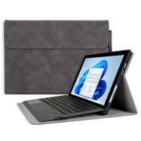 Θήκη για Microsoft Surface Pro 9, Wallet Pen Slot, γκρι