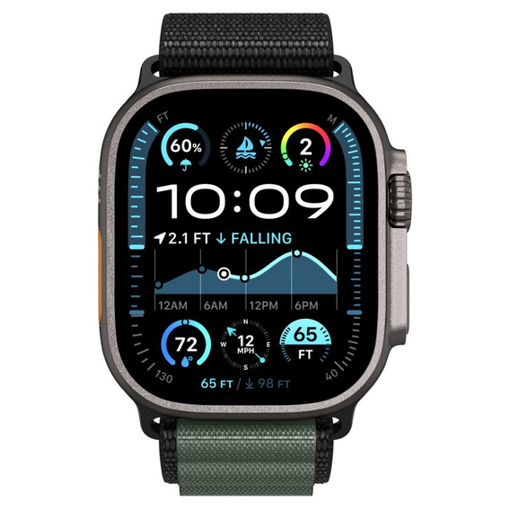 Λουράκι Spigen WBF1 Band για Apple Watch 8/9/10/11/SE/Ultra 1/2 (44/45/46/49 mm)