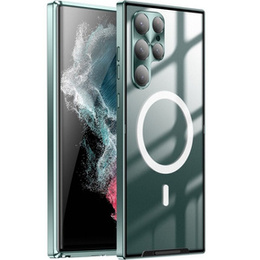 θήκη προστασίας κάμερας για το Samsung Galaxy S22 Ultra, CamShield MagSafe, διαφανής / πράσινη