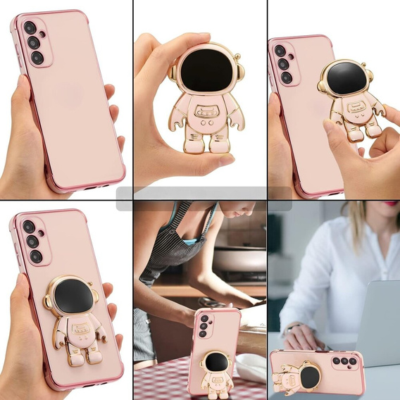 Θήκη για Samsung Galaxy M15 5G, Astronaut, ροζ