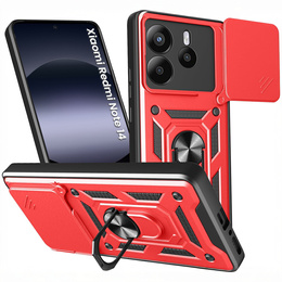 Θήκη για Xiaomi Redmi Note 14 4G, CamShield Slide, κόκκινη