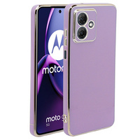 Θήκη για Motorola Moto G54 5G, Glamour CamShield, μωβ