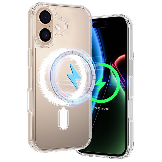 Θήκη για iPhone 17, για MagSafe, διάφανη
