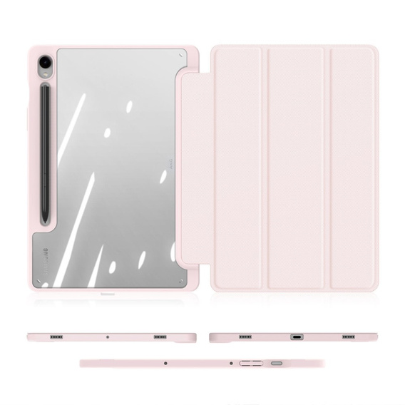 Θήκη για Samsung Galaxy Tab S10 Lite / S10 FE / S9 FE, Dux Ducis TOBY, ροζ