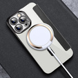 Θήκη με πτερύγιο για iPhone 12 Pro, RFID Wallet MagSafe CamShield, μαύρη