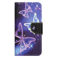 Θήκη με πτερύγιο για Samsung Galaxy M15 5G, Wallet, Sparkling Butterflies