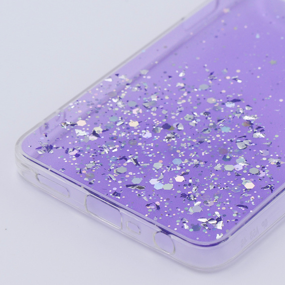 Θήκη για Oppo A58 4G, Glittery, μωβ