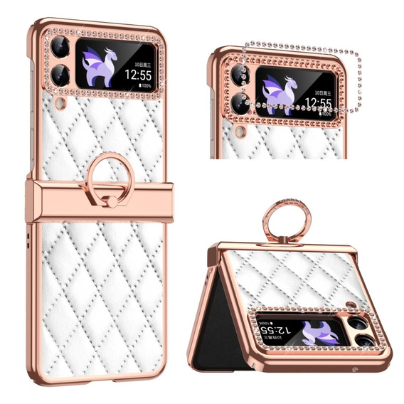 Θήκη για Samsung Galaxy Z Flip 4 5G, Rhombus Grid