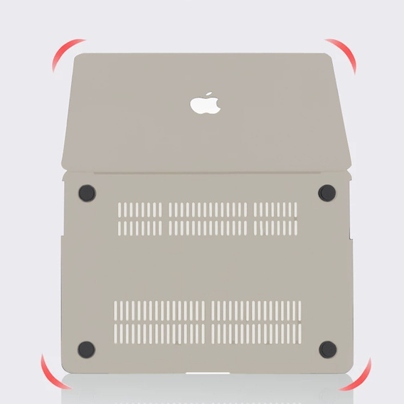Θήκη για MacBook Air 13 A2337 M1 A2179 A1932, HardShell, μπεζ