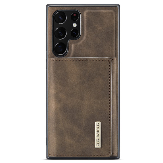Θήκη για Samsung Galaxy S22 Ultra 5G, DG.MING 2in1, καφές