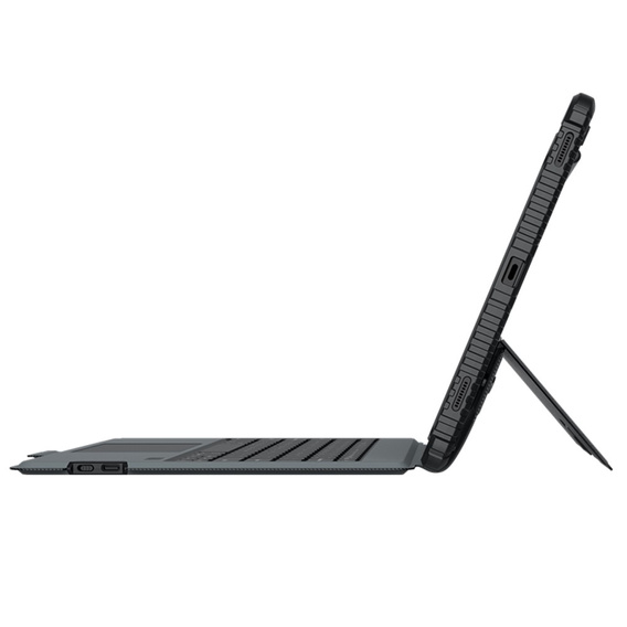 Θήκη + πληκτρολόγιο Galaxy Tab S8+ / Tab S7 +/ Tab S7 FE, NILLKIN Bumper Pen Slot, μαύρη