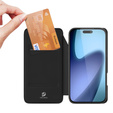Θήκη Dux Ducis για iPhone Air, Skin Pro, με πτερύγιο, με υποδοχή για κάρτες, μαύρο