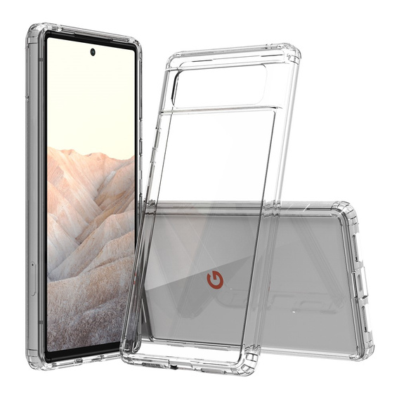 Θήκη για Google Pixel 6, Fusion Hybrid, διαφανής