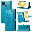 Θήκη με πτερύγιο για Realme C21, Mandala, μπλε