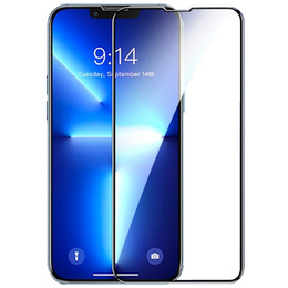 Μετριασμένο γυαλί 3D για iPhone 14 Plus, μαύρη