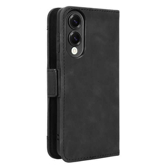 Θήκη με πτερύγιο για Samsung Galaxy S25 Edge, Card Slot, μαύρη