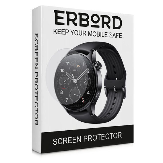 3x Φύλλο υδρογέλης ERBORD για Xiaomi Watch S1 Pro