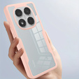 Θήκη για Xiaomi Redmi Note 14 Pro 5G, Shockproof, με μεμβράνη, ροζ