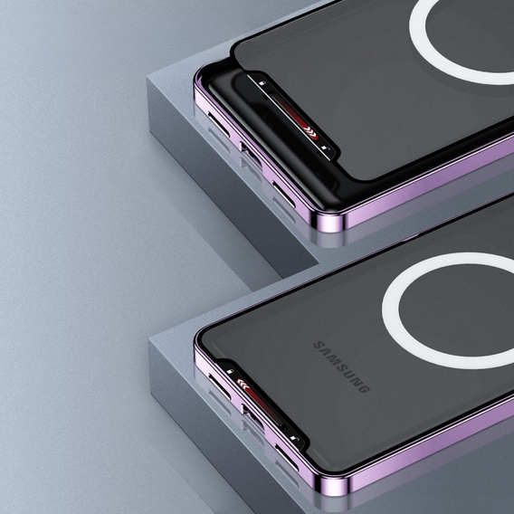 θήκη προστασίας κάμερας για το Samsung Galaxy S23, CamShield MagSafe, διαφανής / βιολετί