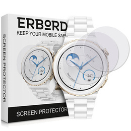 3x Φύλλο υδρογέλης ERBORD για Huawei Watch GT 3 Pro 43mm