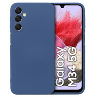 Θήκη για Samsung Galaxy M34 5G, Silicone Lite, μπλε