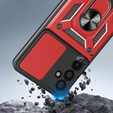 Θήκη για Samsung Galaxy S25 FE, CamShield Slide, κόκκινη