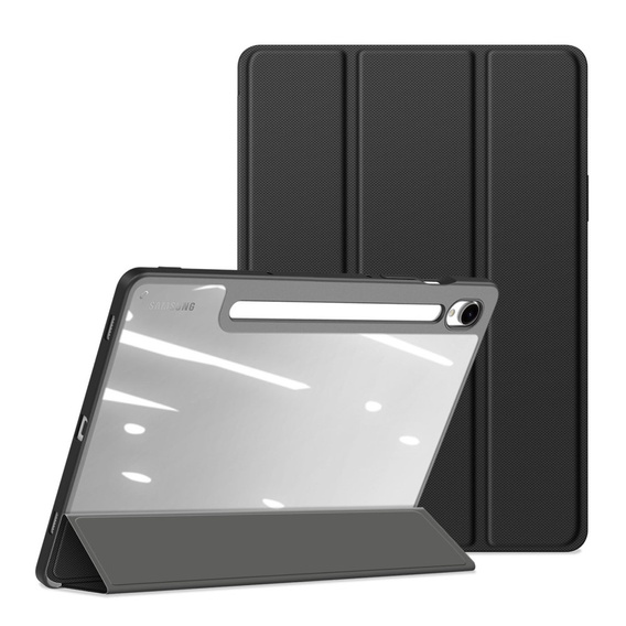 Θήκη για Samsung Galaxy Tab S10 Lite / S10 FE / S9 FE, Dux Ducis TOBY, μαύρη