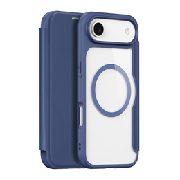 Θήκη Dux Ducis για iPhone Air, Skin X Pro, με πτερύγιο, για MagSafe, navy blue