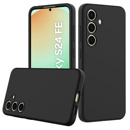 Θήκη για Samsung Galaxy S24 FE, Silicone MagSafe, μαύρη