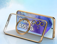 Θήκη για Samsung Galaxy A55 5G, Electro MagSafe, χρυσή + Γυαλί για την οθόνη
