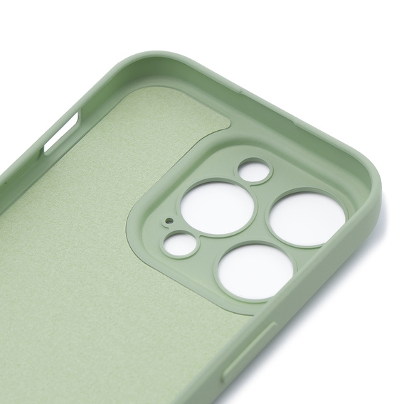 Θήκη για iPhone 15 Pro, Silicone Lite, μέντας