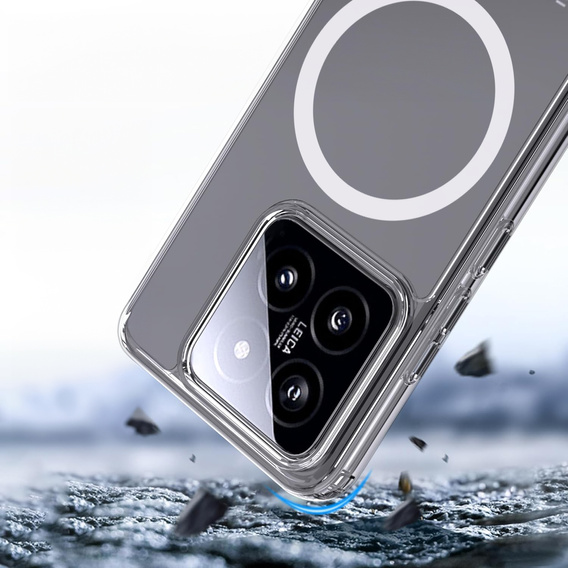 Θήκη για Xiaomi 14T Pro, Fusion Hybrid, για MagSafe, διαφανής