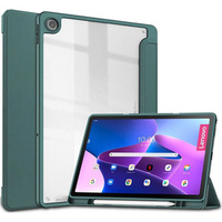 Θήκη για Lenovo Tab M10 Plus 10.6 Gen 3 TB-125F TB-128F, Smartcase Hybrid, με χώρο για γραφίδα, σκούρα πράσινη