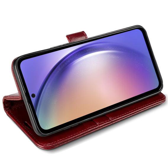Θήκη με πτερύγιο για Samsung Galaxy A54 5G, Wallet, do MagSafe, κόκκινη