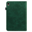 θήκη για Samsung Galaxy Tab S10 Lite / S10 FE / S9 FE / S9, Classic, με υποδοχή γραφίδας, πράσινη