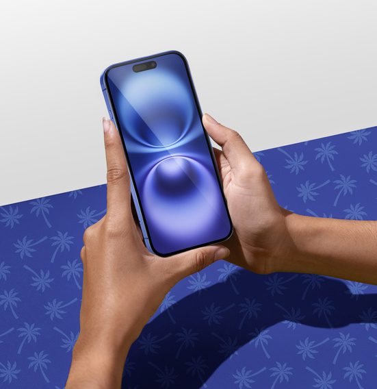 Διαμάντι Palm γυαλί για iPhone 16