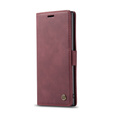 θήκη CASEME για Samsung Galaxy Note 10 Plus/5G, Leather Wallet Case, κόκκινη