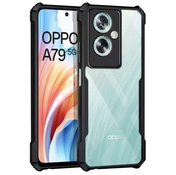 Θήκη για Oppo A79 5G, AntiDrop Hybrid, μαύρη