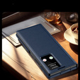 Αναδιπλούμενη θήκη για Samsung Z Fold6 5G, Smart View Wallet, σκούρο μπλε